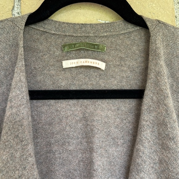 Velvet by Graham and Spencer Open Front Cashmere Cardigan Sweater - Picture 2 of 4
